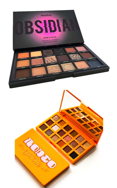 Set 2 Paletas de Sombras Rodeo y Obsidian Ruby Rose