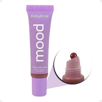 Gloss Labial Colour Lips Mood Ruby Rose 