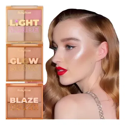 Paleta de Iluminadores Glow Ruby Rose