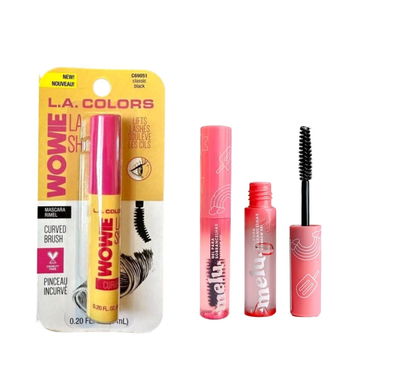 Set Máscara de Pestañas L.A. Colors + Gel Melu Ruby Rose 