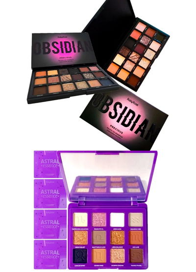 Dúo de Paletas Obsidian y Astral Ruby Rose 
