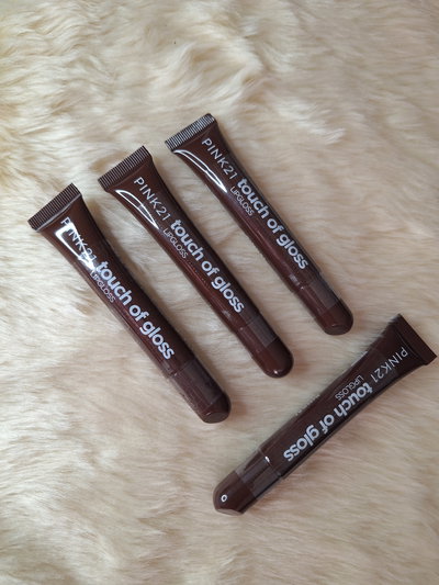 Lip Gloss Con Color Labial Hidratante Touch Of Gloss Pink 21 Tono 8