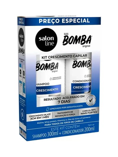 KIT SHAMPOO + ACONDICIONADOR Salon Line SOS