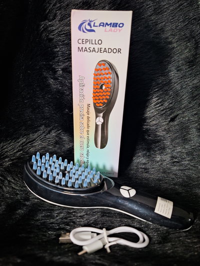 CEPILLO MASAJEADOR CAPILAR LUZ LED