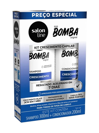 KIT SHAMPOO + ACONDICIONADOR  Salon Line SOS