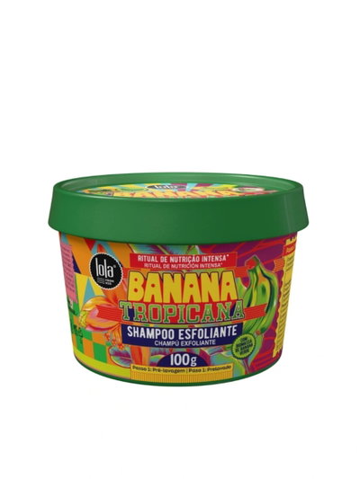 SHAMPOO EXFOLIANTE BANANA TROPICANA Lola Cosmetics