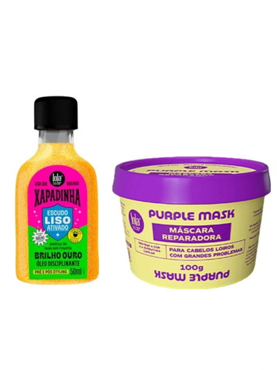 KIT ÓLEO XAPADINHA + PURPLE MASK Lola Cosmetics