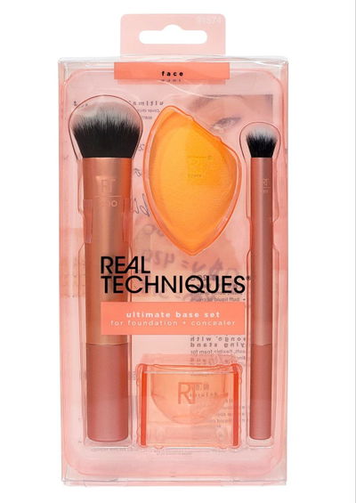 Ultimate Base Set Makeup Brush Face & Concealer Sponge by REAL TECHNIQUES