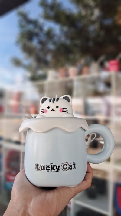 Taza Celeste Cat