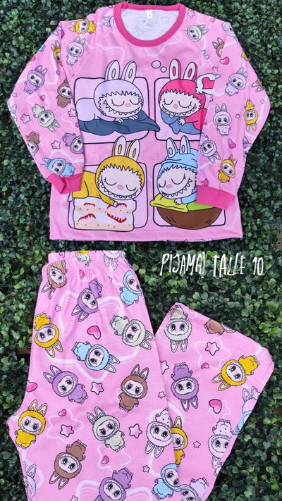 Pijama labubu talle 10