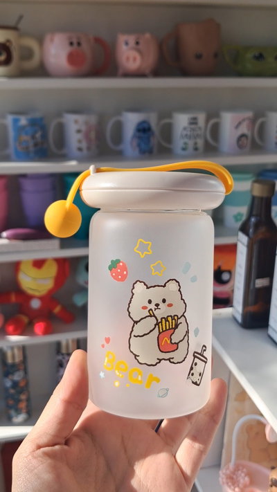 Vaso vidrio bear