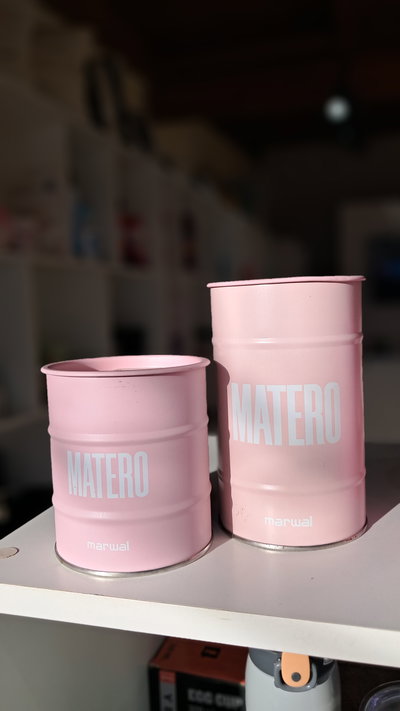Latas matero rosas