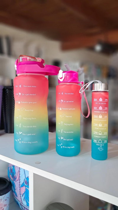 Botellas motivacional x3