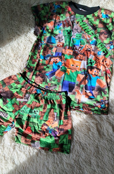 Pijama corto minecraf