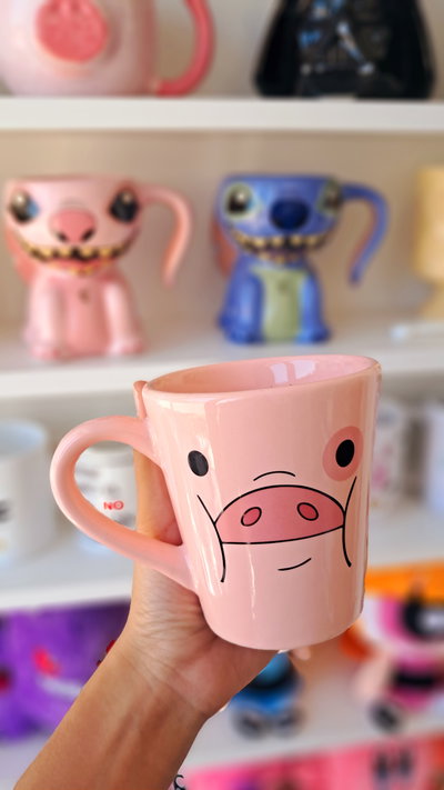 Taza chanchito cerámica 
