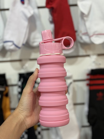 Botella plegable silicona
