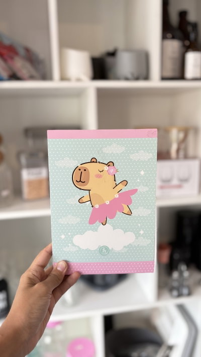 Anotador con solapa capybara