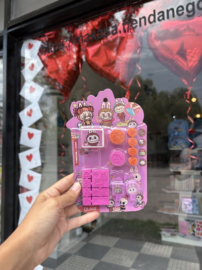 Set de sellos labubu