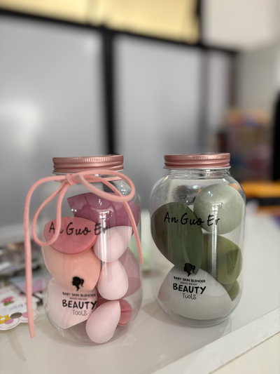 Fresquito con esponjitas maquillaje 