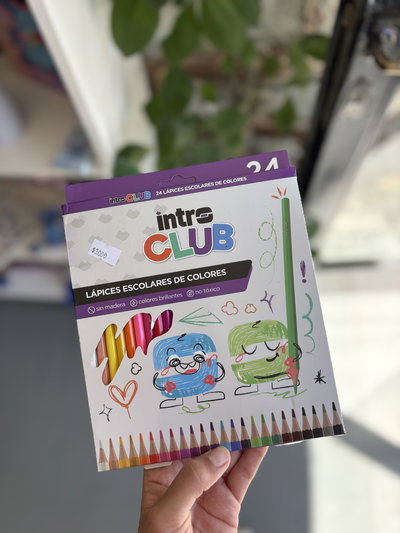 24 lápices de colores