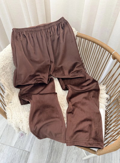 Pantalón plush chocolate 