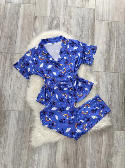 Pijama camisero stitch