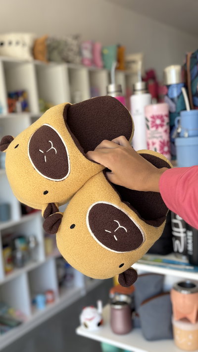 Pantuflas capybara