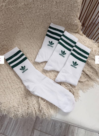 3/4 Adidas rayas verdes 