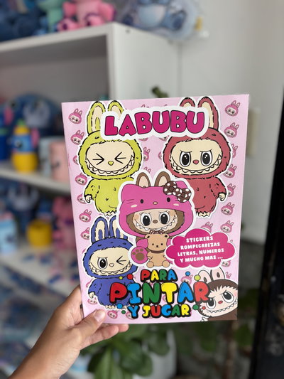 Librito para pintar Labubu 