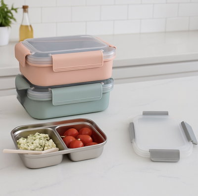 Lunchera acero inoxidable 