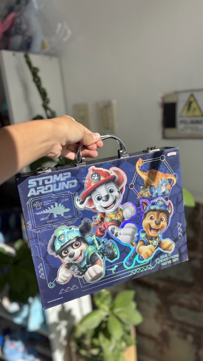 Set de arte paw patrol azul 