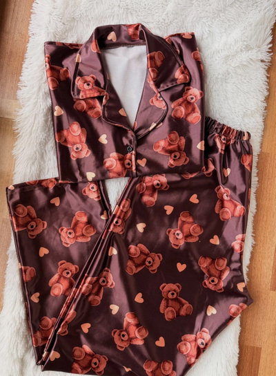 Pijama camisero osito 