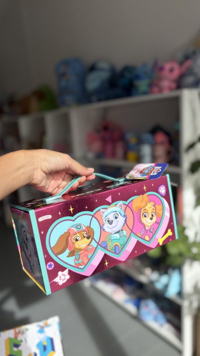 Set de arte paw patrol rosa