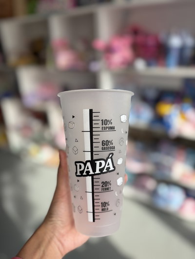 Vaso fernetero día del padre