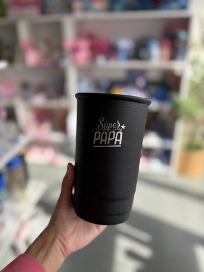 Vaso aluminio día del padre 