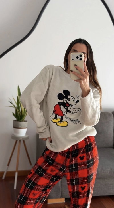 Pijama mickey plush 