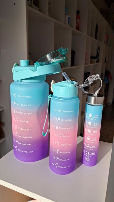 Botellas motivacionales x3