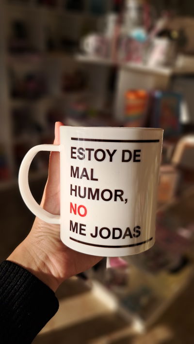 Taza mal humor-plástico 
