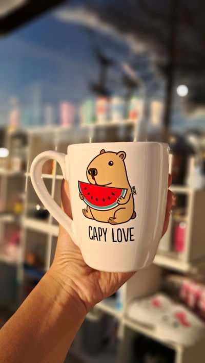 Taza capy love