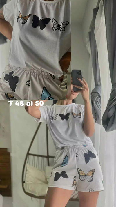 Pijama mariposas