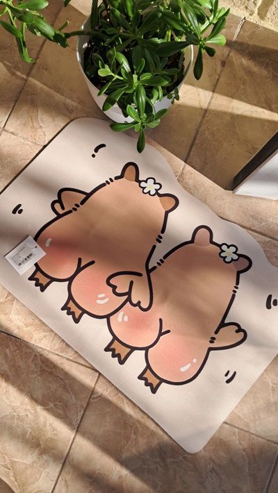 Alfombra capybara