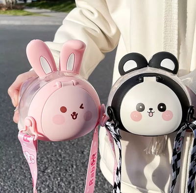 Botella Kawaii – Osito negro