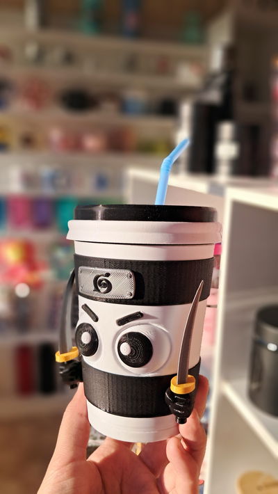 Vaso 3D capuchino asesino