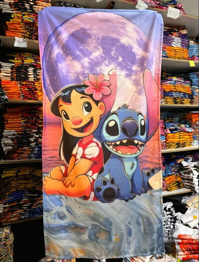 Toallon lilo y stitch