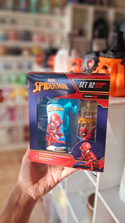 Fragancia + shampoo spiderman