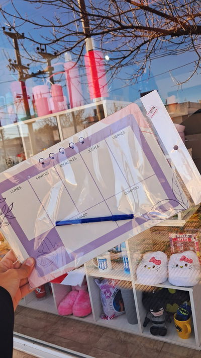 Pizarra imantada planner