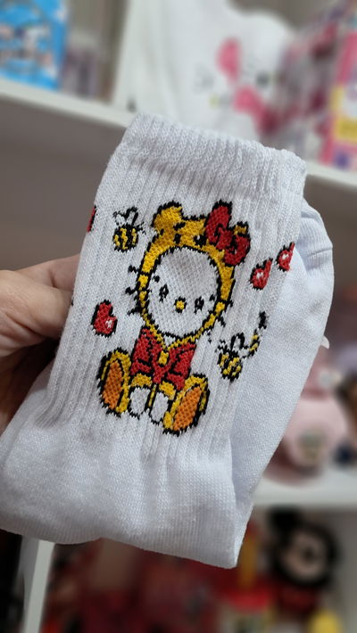 Medias adultos 3/4 kitty