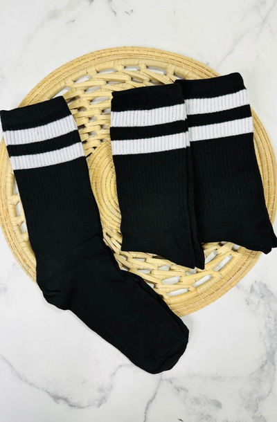 Medias 3/4 infantil negra