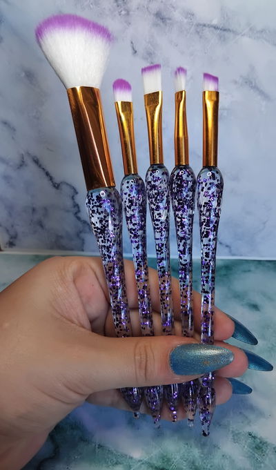Brochas ×5 Glitter 