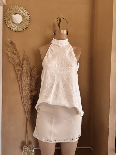 Falda London Beige